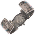 Old Pawn Turquoise Coral Chip Inlay Watch Bracelet Ladies Cuff 0745