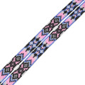 Beaded Neck Lanyard Pink Lavender Navajo Pattern 49413