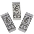 Stainless Steel Money Clip Kokopelli Desert Night Sky Scene 49426