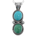 Blue Green Turquoise Pendant 49435