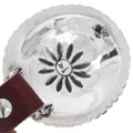 Southwestern Concho Belt Sterling Silver Orange Spiny Oyster 49436