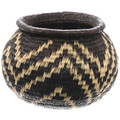 South American Coiled Stitched Rainforest Woven Basket 49454
