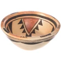 Vintage Hopi Hand Coiled Pottery Bowl 49460