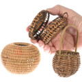 Vintage Closeout Lot Native American Woven Baskets Set of Three 8115
