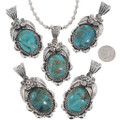Turquoise Pendant Chain Included High Grade Patagonia Stones 49466