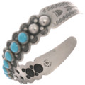 Old Native American Real Turquoise Cuff Bracelet 49473