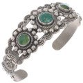 Vintage Sterling Silver Turquoise Cuff Bracelet 49474
