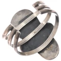Authentic Native Made Southwest Turquoise Sterling Silver Cuff Bracelet 49505