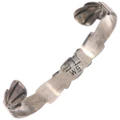 Authentic Navajo Sugilite Sterling Silver Bracelet Artist Hallmark 49519