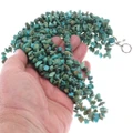 Real Turquoise Beaded Native American Necklace 49542