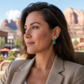 Southwest Real Turquoise Earrings 49550