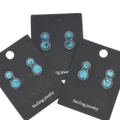 Genuine Turquoise Post Earrings 49550