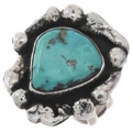 Vintage Turquoise Ladies Ring Sterling Silver 3012