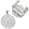 Authentic Santo Domingo Jimmy Calabaza Pendant Bracelet Jewelry Set 49582