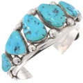 Vintage Sleeping Beauty Turquoise Nugget Bracelet 49615