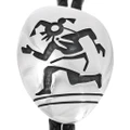Vintage Hopi Sterling Silver Kachina Bolo Tie 49616