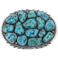 Vintage Sleeping Beauty Turquoise Belt Buckle 49629
