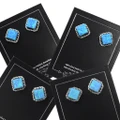 Authentic Zuni Opal Earrings 9mm Square Studs 49642