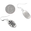 Navajo Silver Overlay Turtle Earrings Artist Lester Gene Signed 49647
Southwest Native American Dangle Earrings 49647