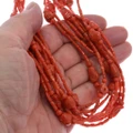 Mediterranean Coral Nugget Seven Strand Southwest Necklace 49661