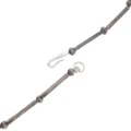Sterling Silver Beaded Necklace Turquoise Pendant Combo 49664