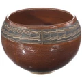 Vintage Traditional Navajo Pottery Bowl 49677