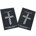 Authentic Native American Turquoise Cross Jewelry 50266