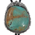 Navajo Sterling Silver Turquoise Bolo Tie 49680