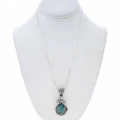 Southwest Navajo Turquoise Pendant Chain Included 50270