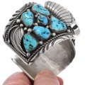 Southwest Native American Turquoise Watch Vintage Arizona Nuggets 49699