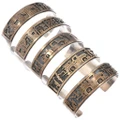 Sterling Silver Storyteller Overlay Bracelet 7561