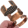 Three Copper Cuff Bracelet Collection 7571