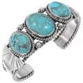 Authentic Navajo Turquoise Cuff Bracelet 49727