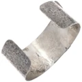 Hand Hammered Texture Wide Sterling Silver Cuff 50320