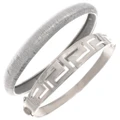 Sterling Silver Bangle Bracelet Pair 50323