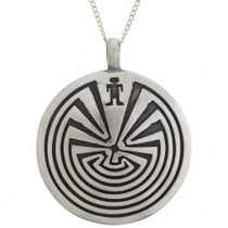 Overlaid Navajo Silver Pendant 26700