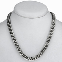 Interlocking Sterling Necklace 24327