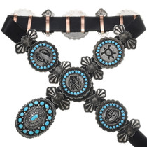 Storyteller Turquoise Concho Belt 19066