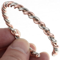 Navajo Copper Cuff Bracelet 82515