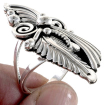 Native American Leaf and Swirl Ring 22205