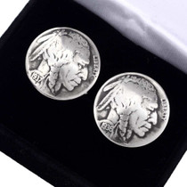 Indian Head Nickel Cuff Links 19617