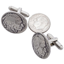 Navajo US Nickel Cuff Links 19617