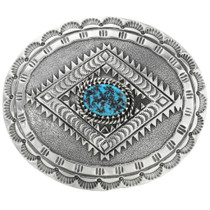 Turquoise Silver Buckle 26251