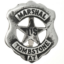 Tombstone US Marshal Silver Badge 13117