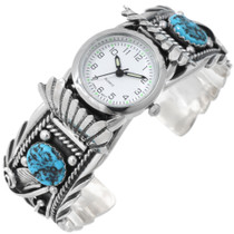 Navajo Ladies Turquoise Cuff Watch 24468