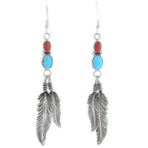 Turquoise Coral Earrings 26205