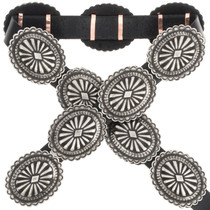 Silver Santa Fe Concho Belt 18428