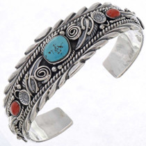 Navajo Turquoise Cuff Bracelet 15680