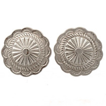 Silver Concho Cuff Links 19618