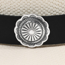 Concho Leather Hatband 24343